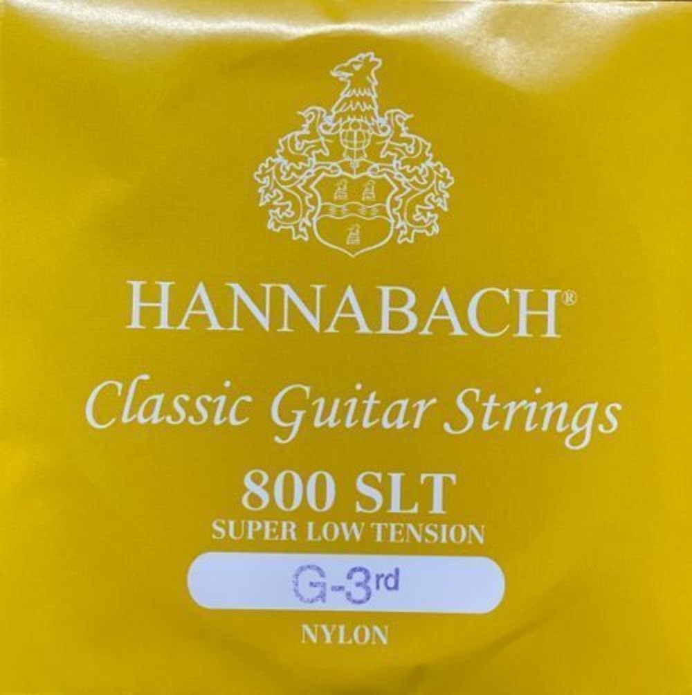 Klassisen kitaran kielet Serie 800 Super Low Tension Hopeoitu G3