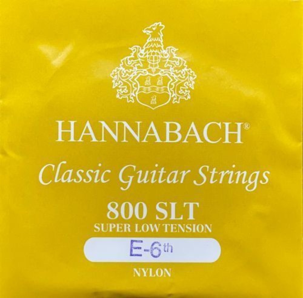 Klassisen kitaran kielet Serie 800 Super Low Tension Hopeoitu E6w