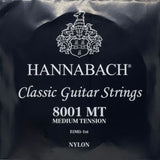 Klassisen kitaran kielet Serie 800 Medium Tension Hopeoitu E1