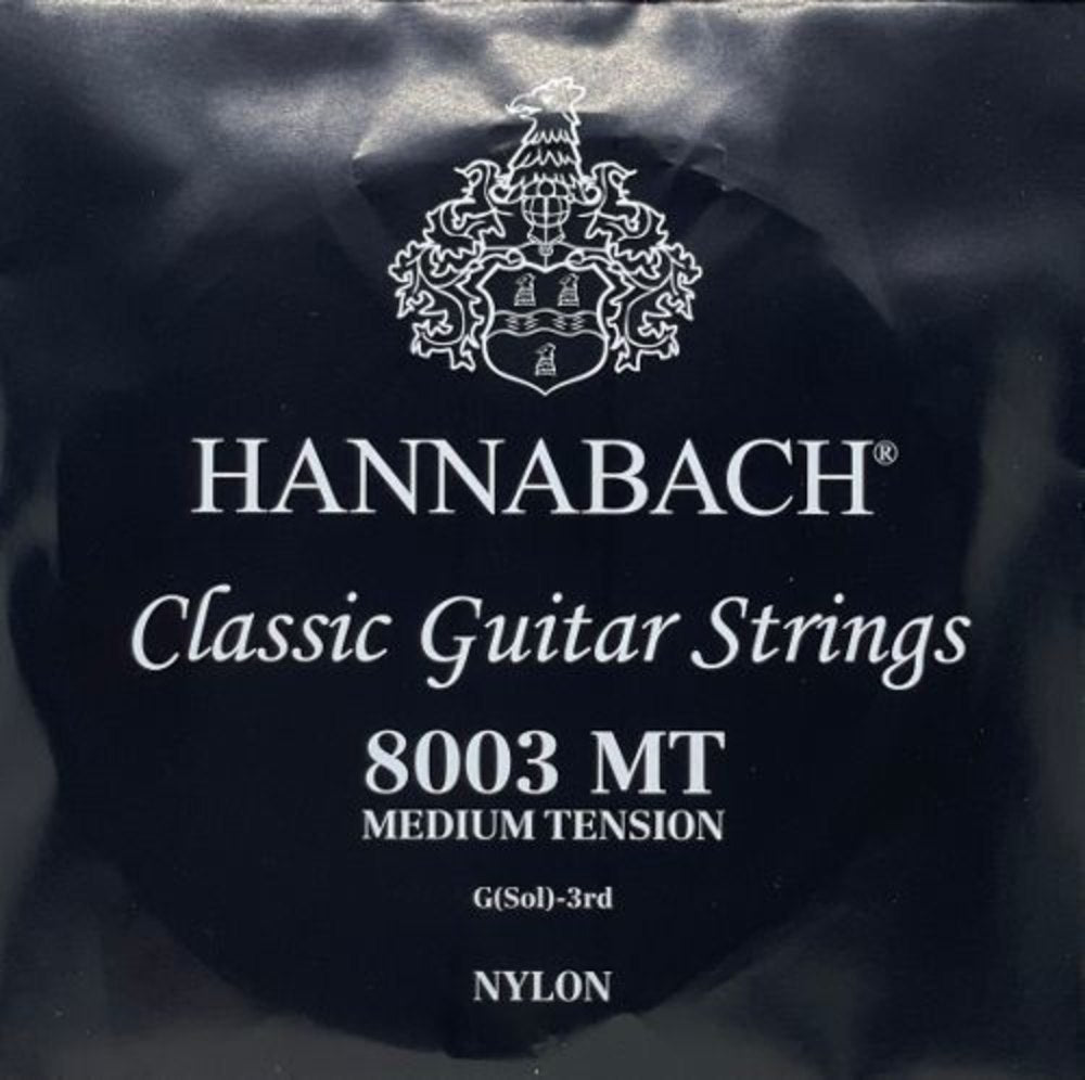 Klassisen kitaran kielet Serie 800 Medium Tension Hopeoitu G3