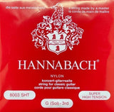 Hannabach Serie 800 Classical Guitar Strings Super High Tension G3