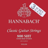 Hannabach Serie 800 Super High Tension Klassisen Kitaran Bassokielet