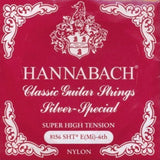Hannabach Serie 815 Super High Tension Silver Special E6w Klassisen Kitaran Kieli