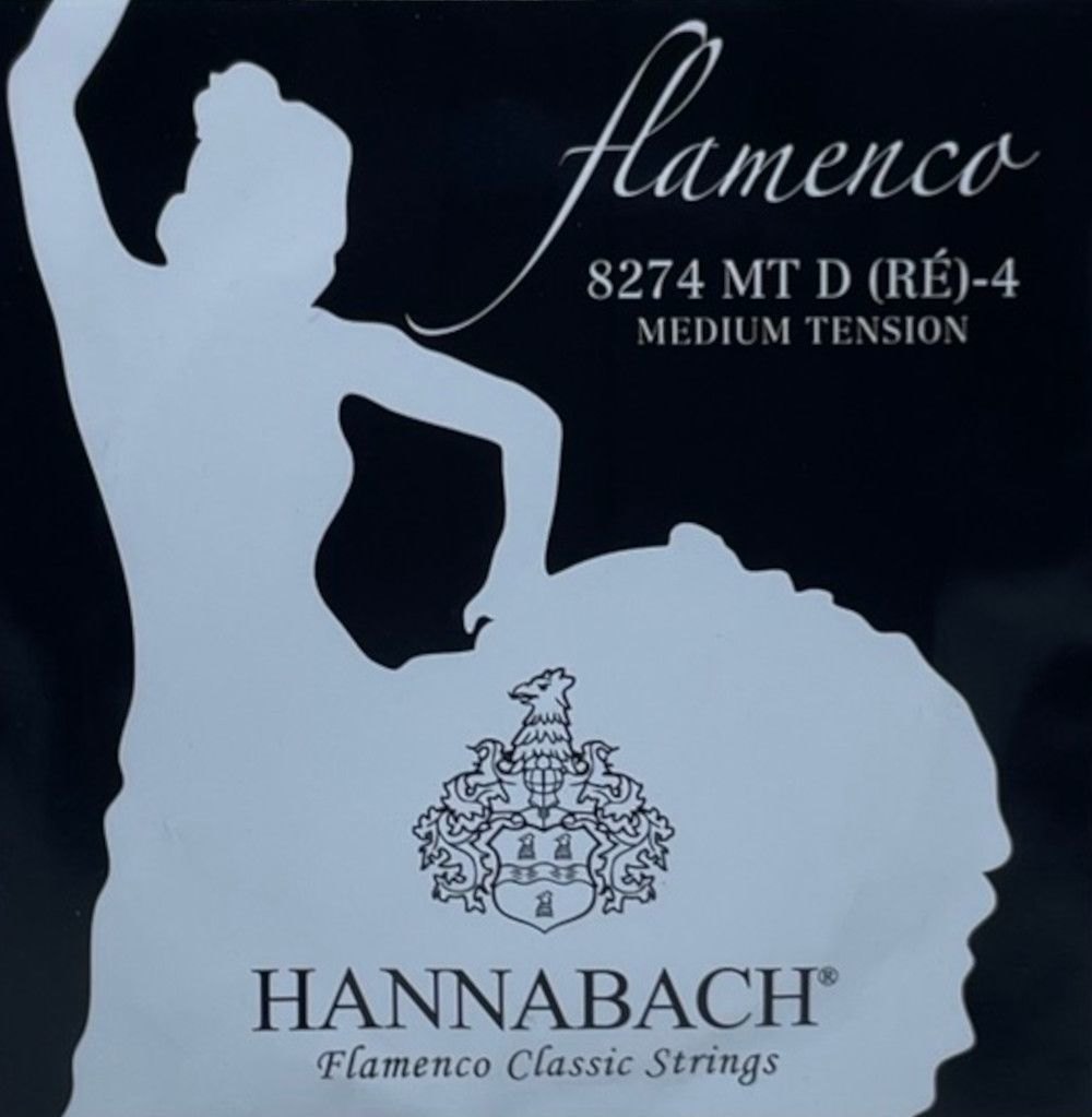 Hannabach Serie 827 Flamenco D4w - Klassisen kitaran kieli, Medium Tension