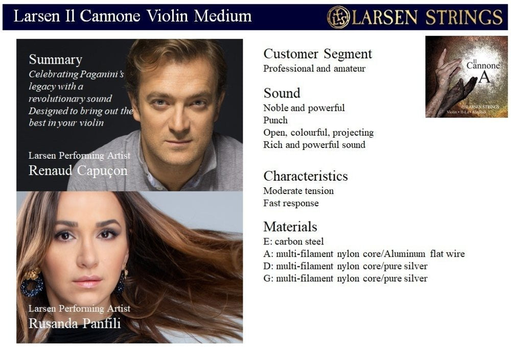 Larsen Il Cannone Violin A Medium