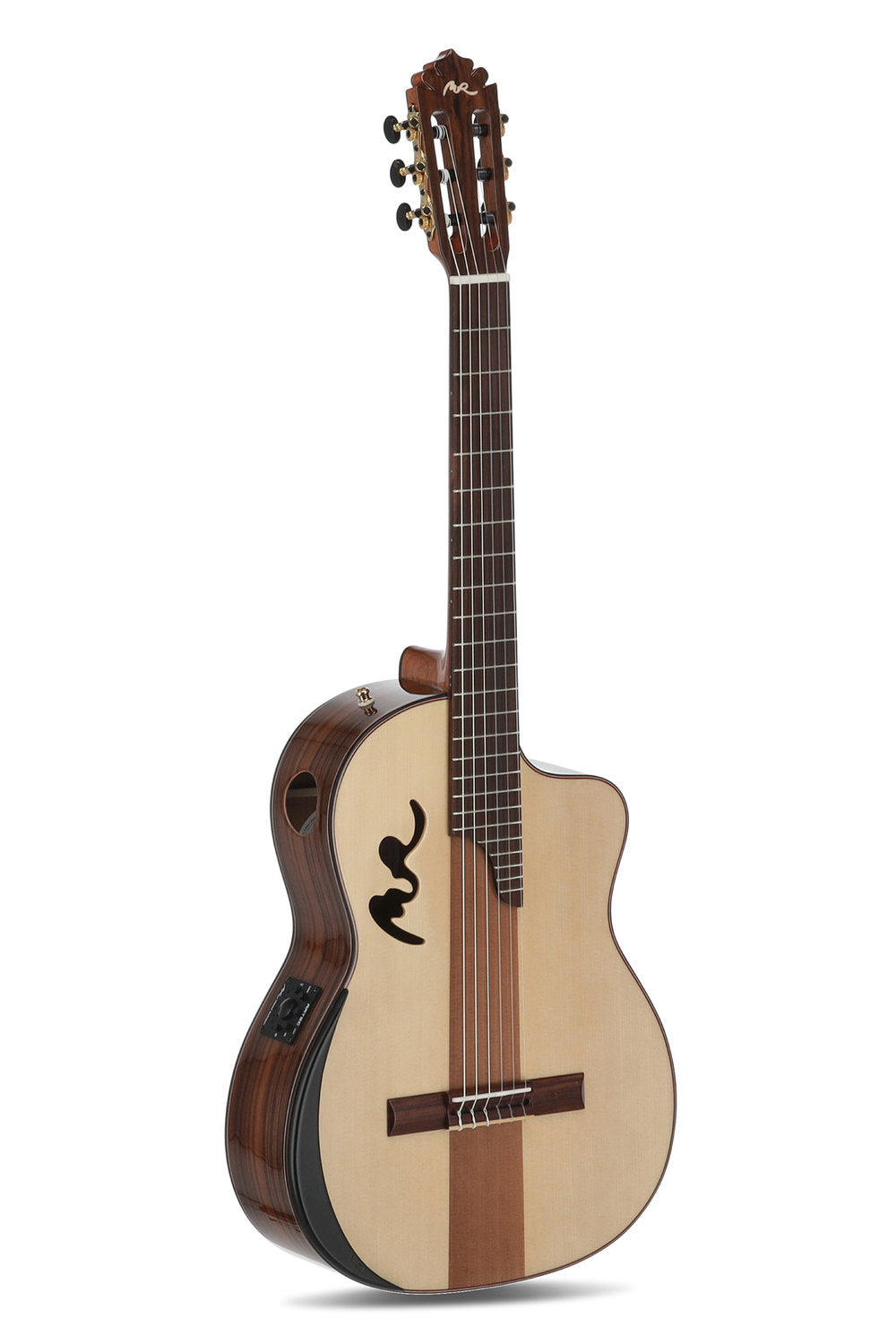 Manuel Rodriguez Café Cortado Cutaway Santos Rosewood -elektroakustinen kitara