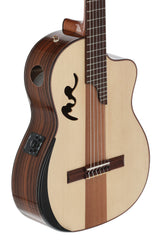 Manuel Rodriguez Café Cortado Cutaway Santos Rosewood -elektroakustinen kitara