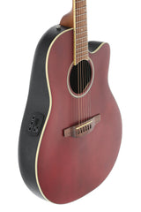 Applause Elektro-akustinen kitara AB24II CS Mid Cutaway, ruby red satin