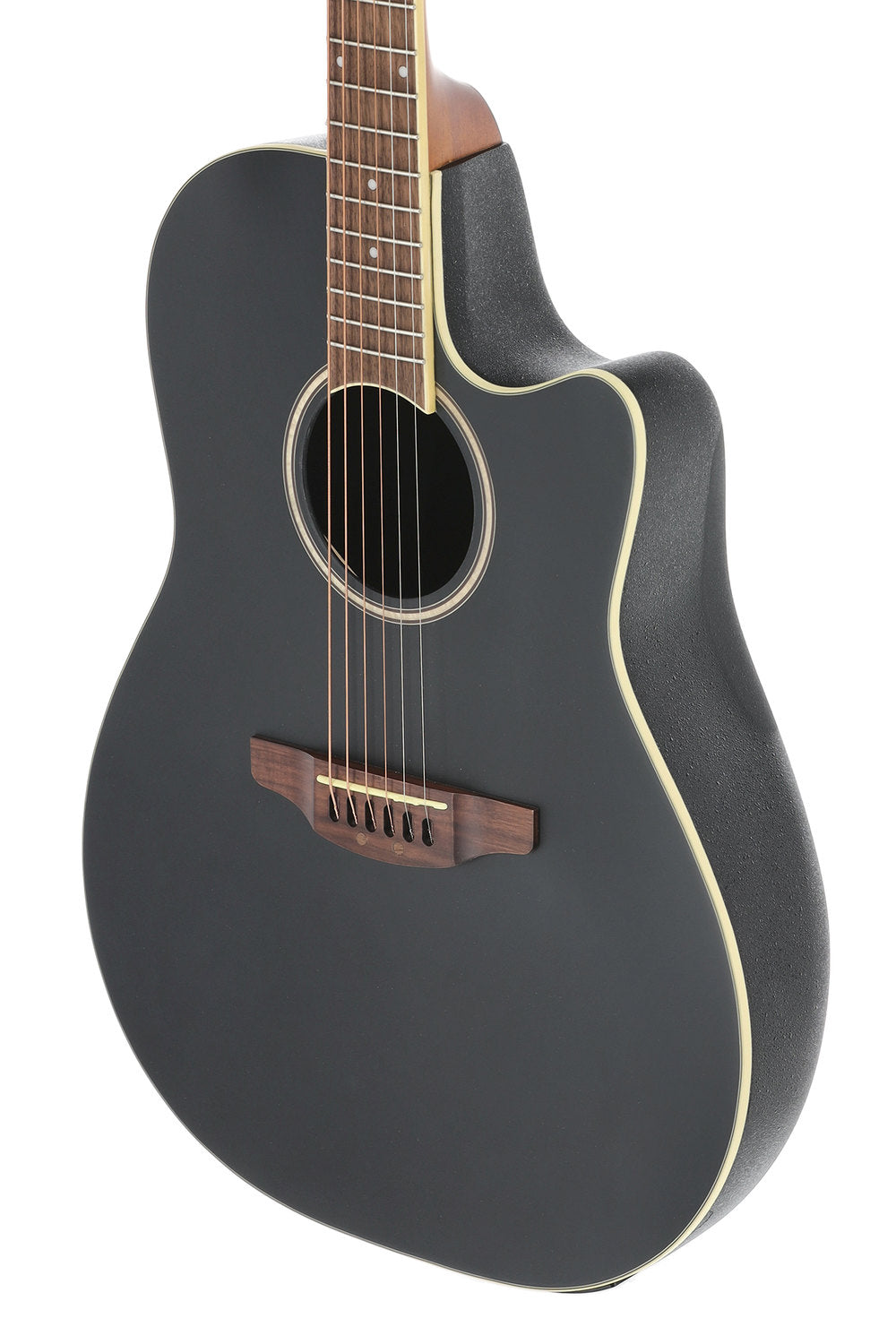 Applause Elektro-akustinen kitara AB24II CS Mid Cutaway, black satin