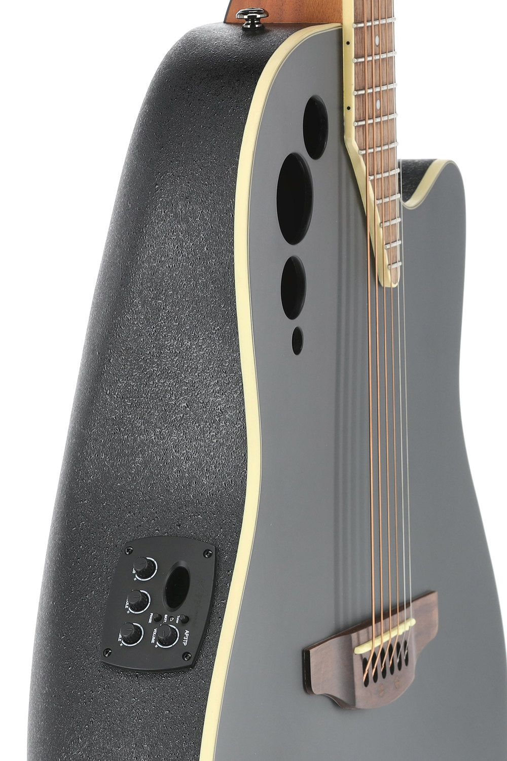 Applause Elektro-akustinen kitara AE44II Mid Cutaway, black satin