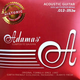 Akustisen kitaran kielet Adamas Historic Reissue Phosphor Bronze Light .012-.053