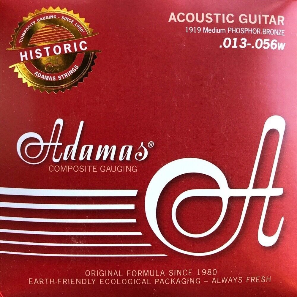 Akustisen kitaran kielet Adamas Historic Reissue Phosphor Bronze Medium .013-.056