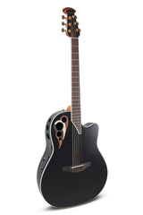 Elektro-akustinen kitara Celebrity Elite Deluxe Deep Contour Black Satin