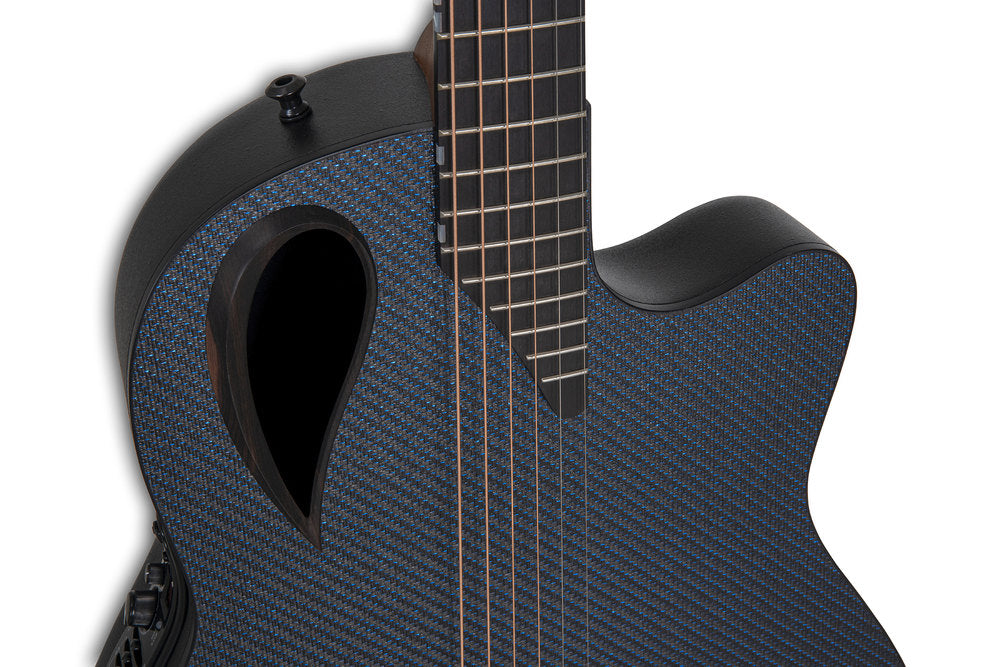 Elektro-akustinen kitara Adamas MD80-NWT Mid-Depth Contour Cutaway NWT Blue Reflection