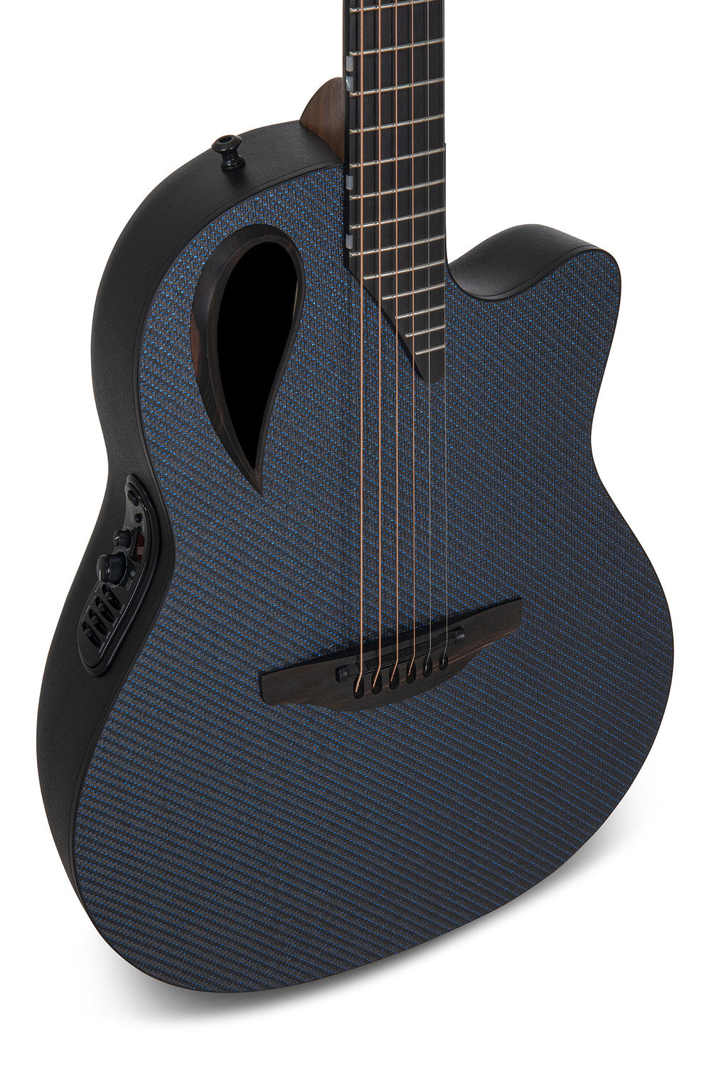 Elektro-akustinen kitara Adamas MD80-NWT Mid-Depth Contour Cutaway NWT Blue Reflection