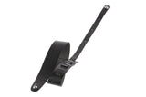 GEWA Premium Plain 70 Kitarahihna Hihnalukoilla Black Grained