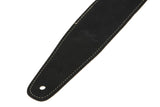 Kitarahihna Regular 70 Satin Black - Nahkaa