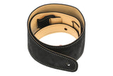 Kitarahihna Regular 70 Satin Black - Nahkaa