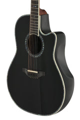 Elektro-akustinen kitara Pro Series Custom Balladeer Deep Contour Black