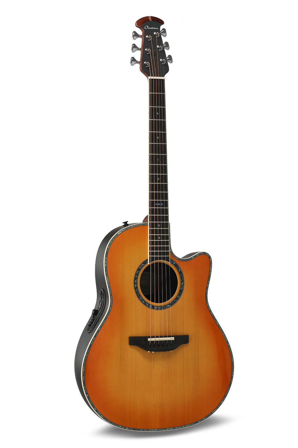 Elektro-akustinen kitara Pro Series Custom Balladeer Deep Contour Honey Burst