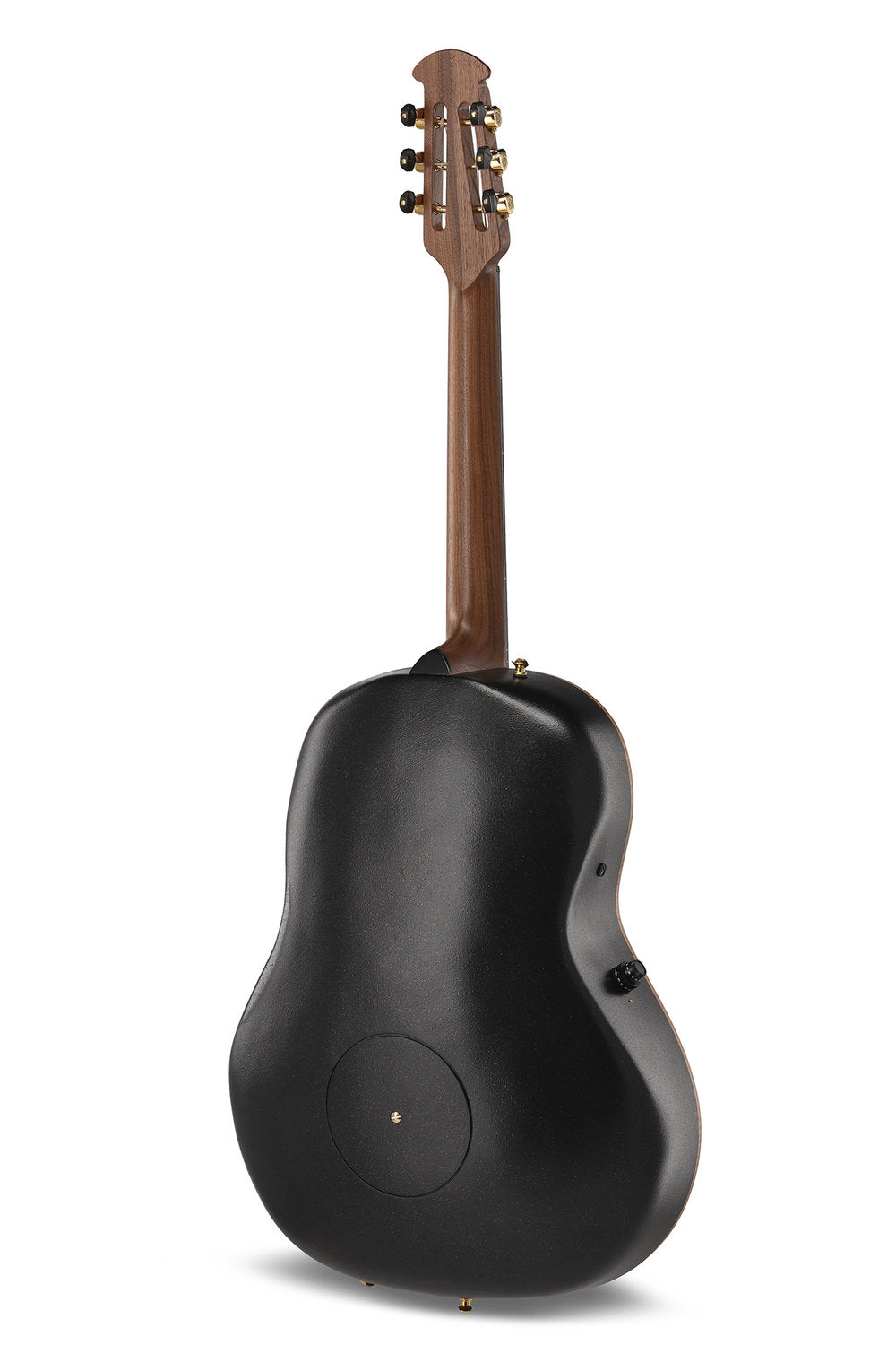 Elektro-akustinen kitara ADAMAS U581T-FM Mid-Depth Non-Cutaway Black Satin Copper Metal Flake