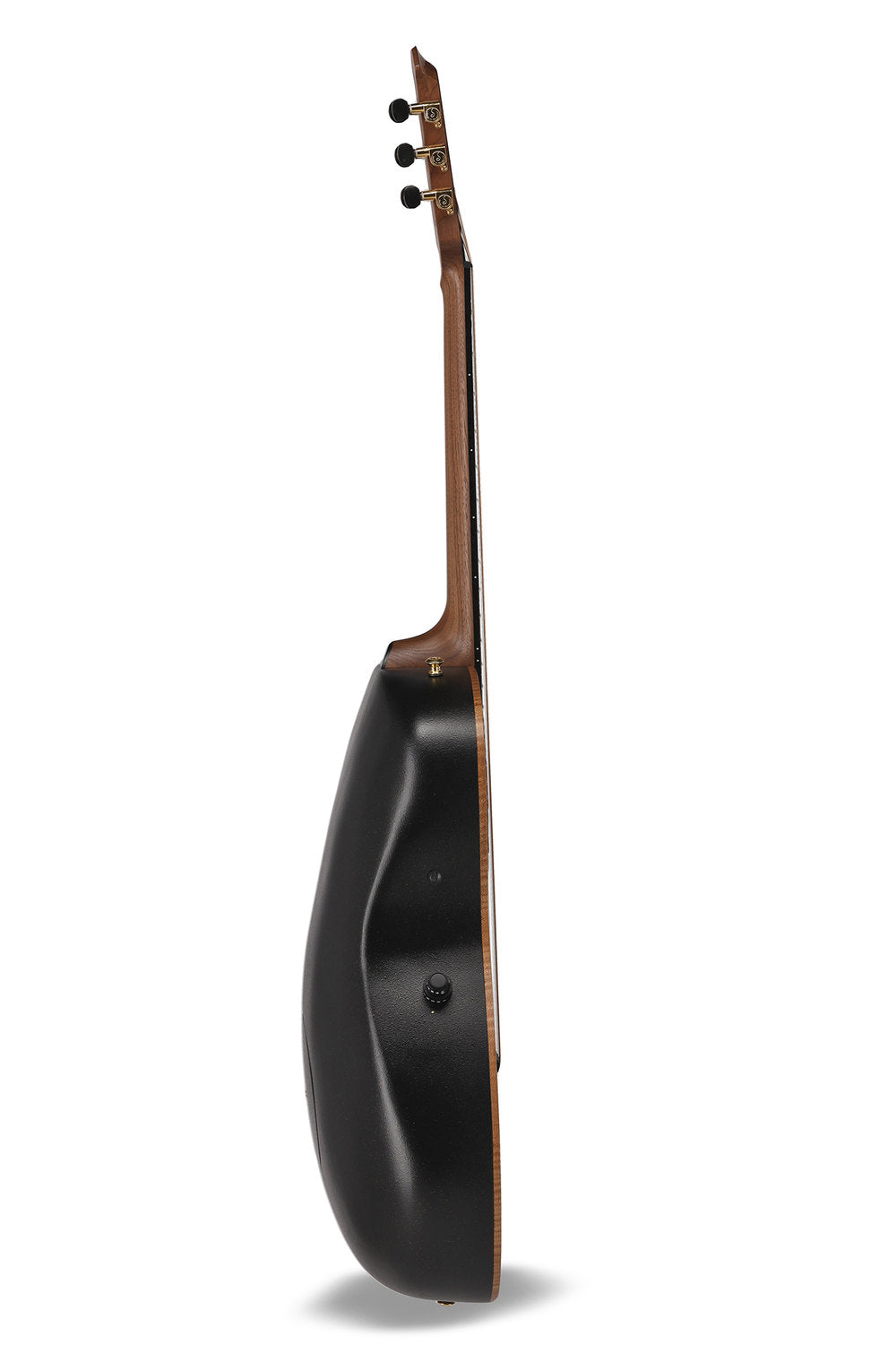 Elektro-akustinen kitara ADAMAS U581T-FM Mid-Depth Non-Cutaway Black Satin Copper Metal Flake