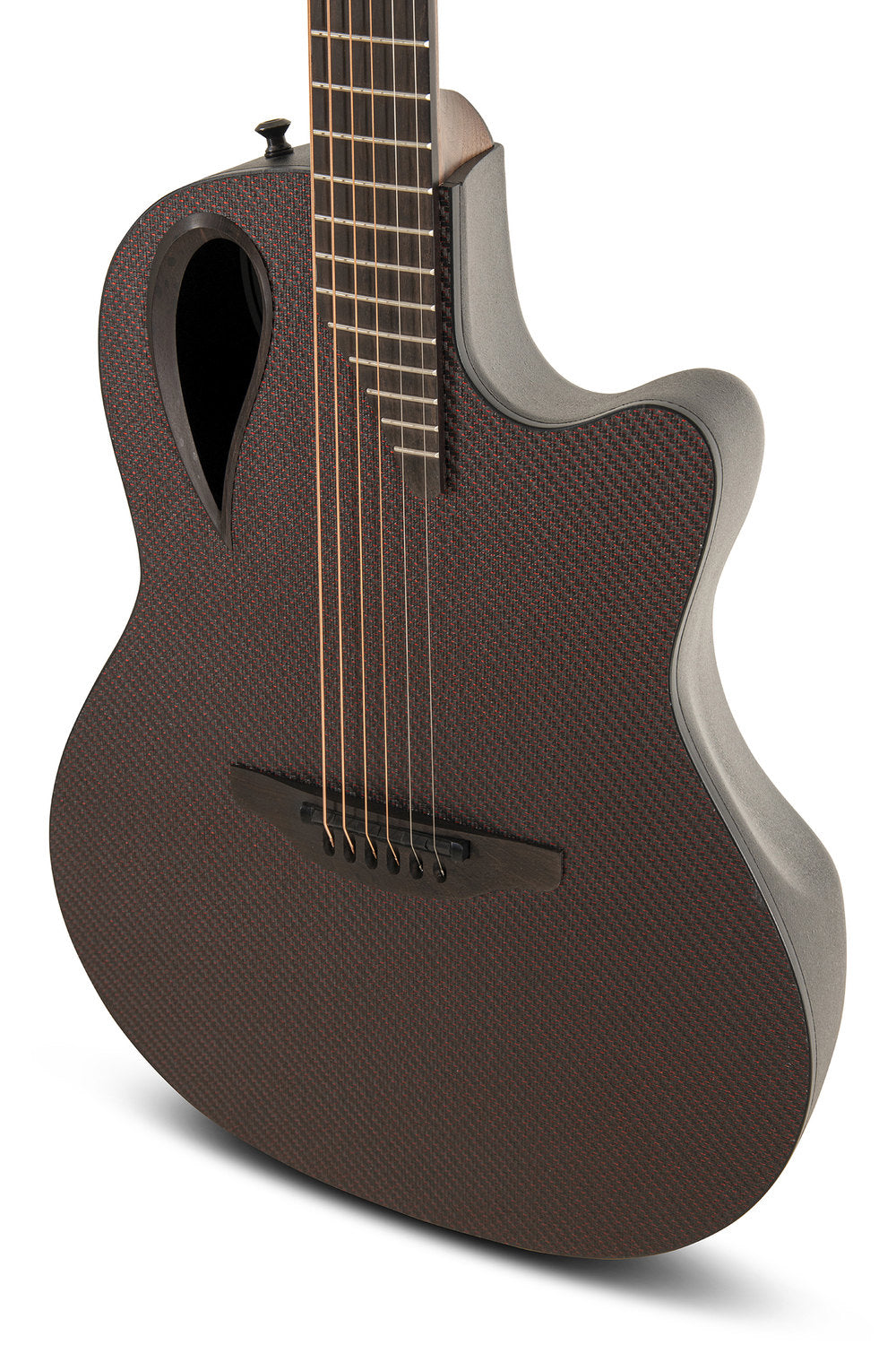 Elektro-akustinen kitara Adamas MD80-NWT Mid-Depth Contour Cutaway NTW Red Reflection