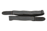 Kitarahihna Steel Grey 60mm Leveä Kangashihna
