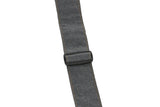 Kitarahihna Steel Grey 60mm Leveä Kangashihna