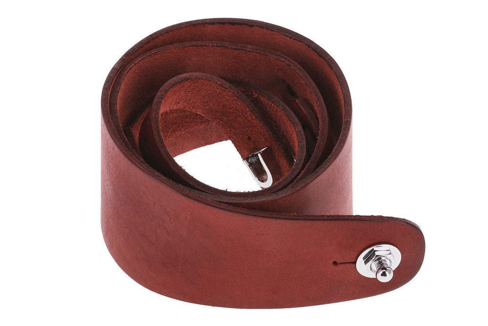 GEWA Premium Plain 70 Kitarahihna Hihnalukoilla Redbrown