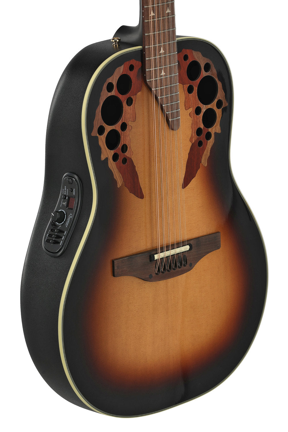 Elektro-akustinen kitara Pro Series Elite Deep Bowl Non-Cutaway 12-string Sunburst