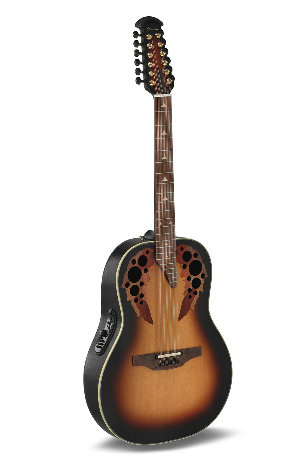 Elektro-akustinen kitara Pro Series Elite Deep Bowl Non-Cutaway 12-string Sunburst