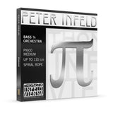 Kontrabasson kielet Peter Infeld Setti medium 3/4