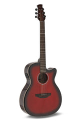 Elektro-akustinen kitara Jump OM Electro Cut Gloss Cherry Burst