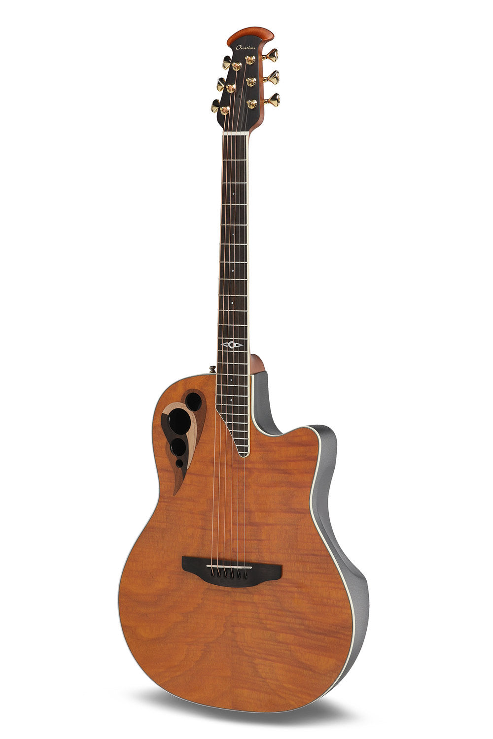 Elektro-akustinen kitara Celebrity Elite Deluxe Plus Ltd 2026 Deep Contour Amber Satin