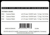Klassisen kitaran kielet Sarja 728 Medium Tension Custom Made 3 bassokieltä medium