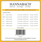Hannsabach 725 Goldin - Klassisen kitaran kielet (Medium/High Tension)