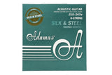 Akustisen kitaran kielet Silk & Steel Coated Custom-Light .010-.047