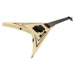 Spira Guitars V420 FR Antique White Pinstripe