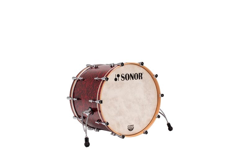 Sonor Momentum 22x17.25 bassorumpu, pyökki, Red Pearl
