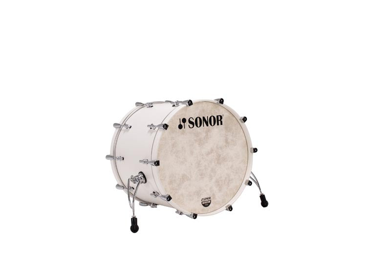Sonor Momentum 22x17.25 bassorumpu, pyökki, Satin Pure White