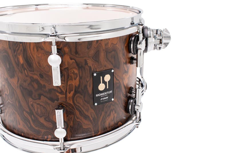 Sonor Momentum 12x8.5 tomirumpu, vaahtera, California Burl