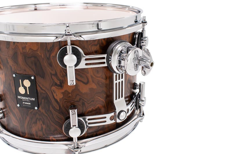 Sonor Momentum 12x8.5 tomirumpu, vaahtera, California Burl