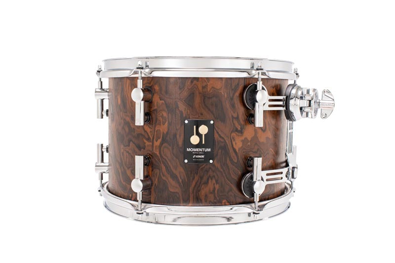 Sonor Momentum 12x8.5 tomirumpu, vaahtera, California Burl