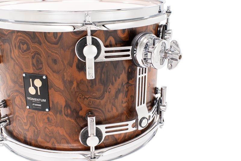 Sonor Momentum 13x9.25 tomirumpu, vaahtera, California Burl