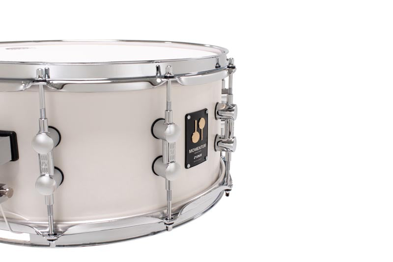 Sonor Momentum 14x6.5 virveli, pyökki, Satin Pure White