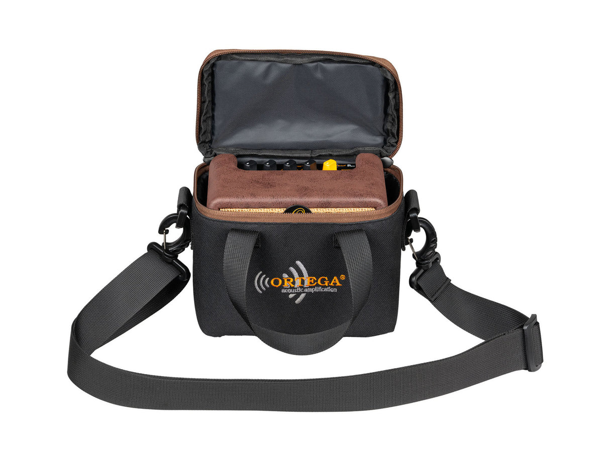 PTWO-BU Vahvistin akustiselle kitaralle, 12 W +laukku