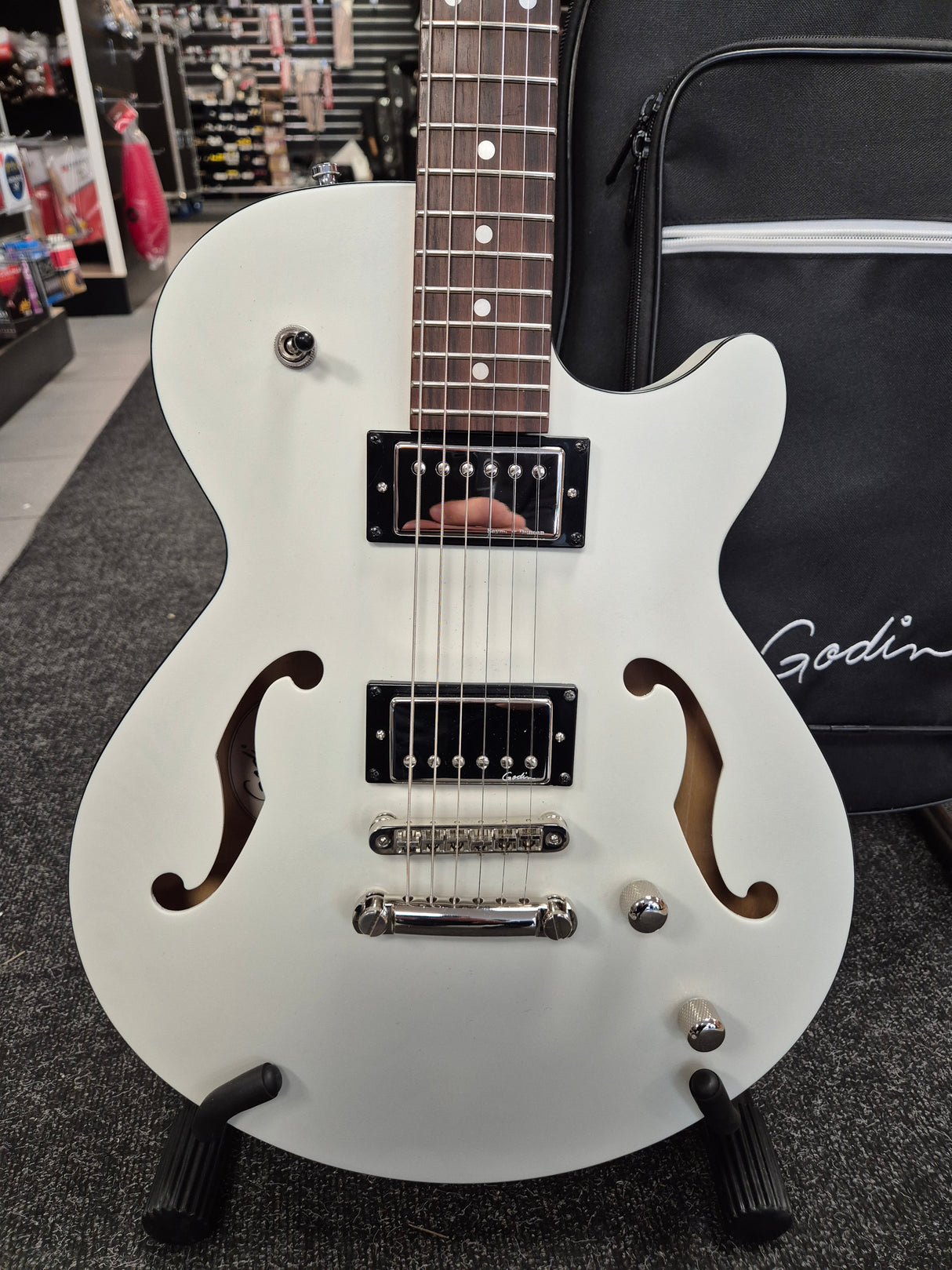 Godin Montreal Premiere HT Trans White vaihtosoitin