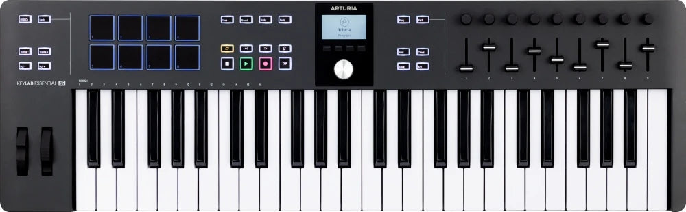 KeyLab Essential 49 MK3 USB-kontrolleri musta