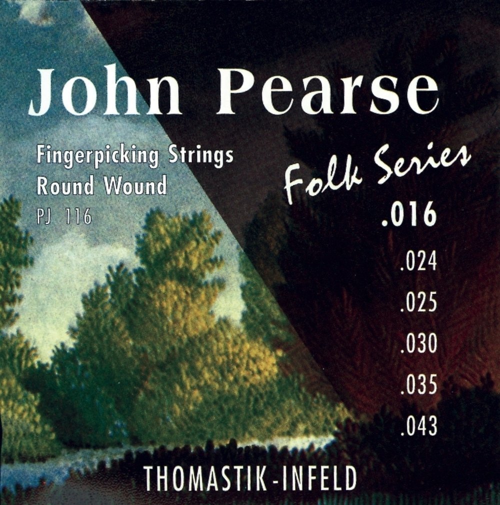 Klassisen kitaran kielet John Pearse Folk Series Light H2 .024fw